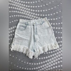 NWOT White Lace Shorts
